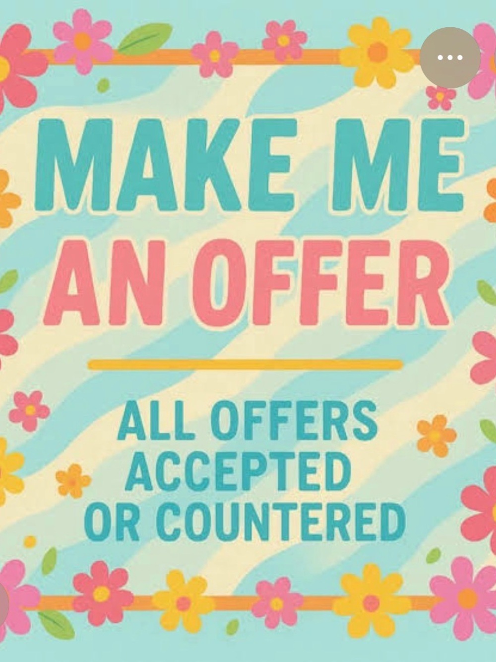 Open To Reasonable Offers